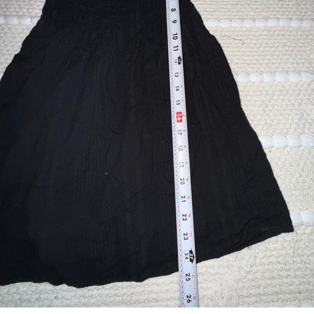 Sunday Best Mini Dress 2XS Smocked Off Shoulder 100% Cotton Boho Cottagecore - Picture 6 of 8